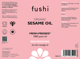 Sesame Seed Oil, organic 100 ml