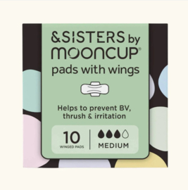 &SISTERS pads with wings Medium 12 stuks