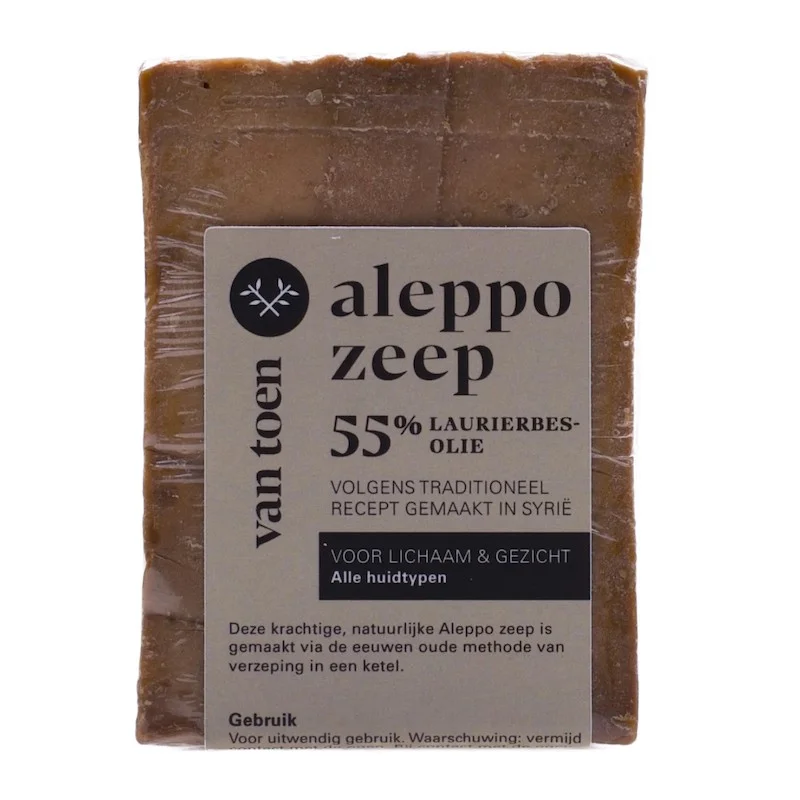Van Toen - Aleppo zeep 55% laurierbesolie