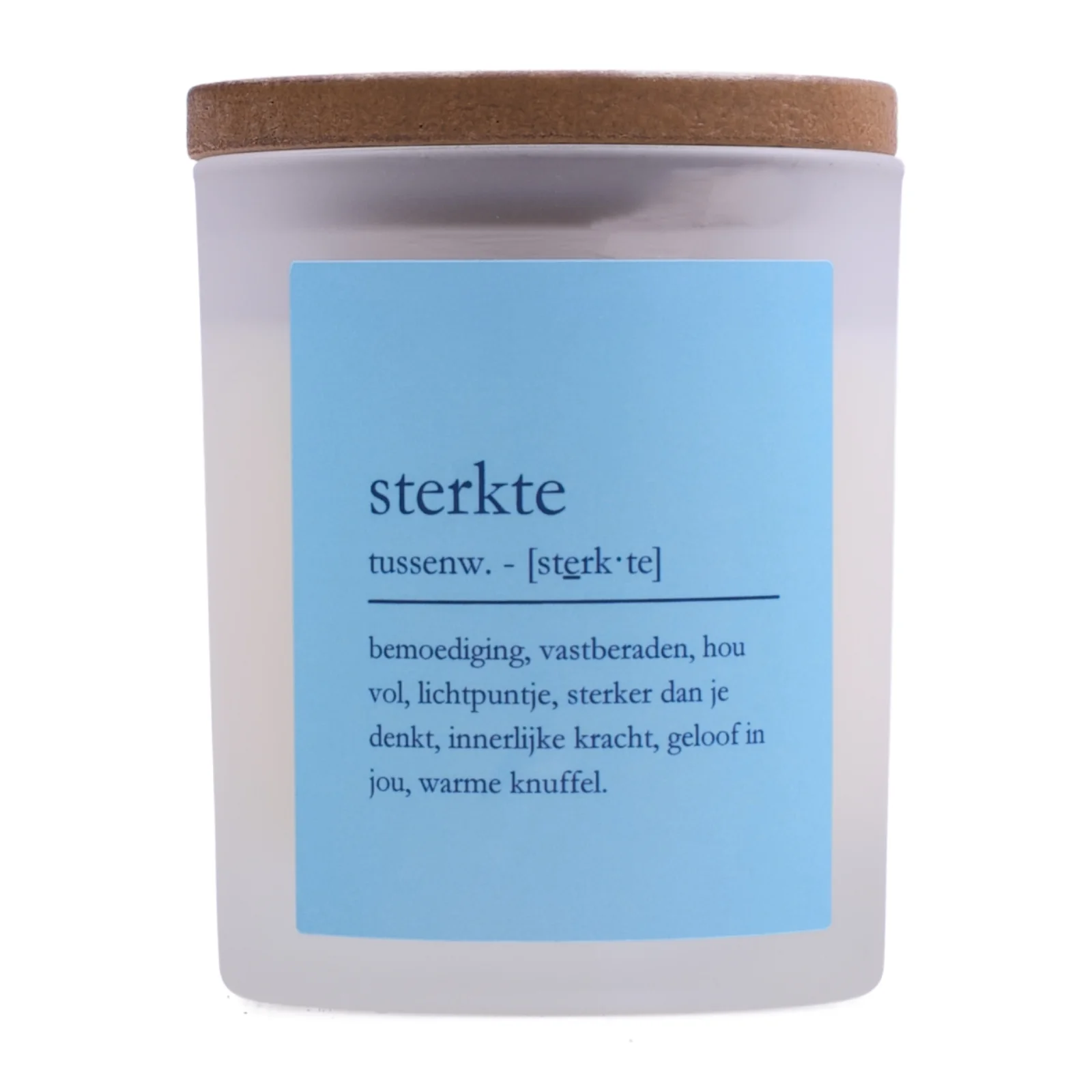Geurkaars 'Sterkte' - Cederhout & Jasmijn kaars