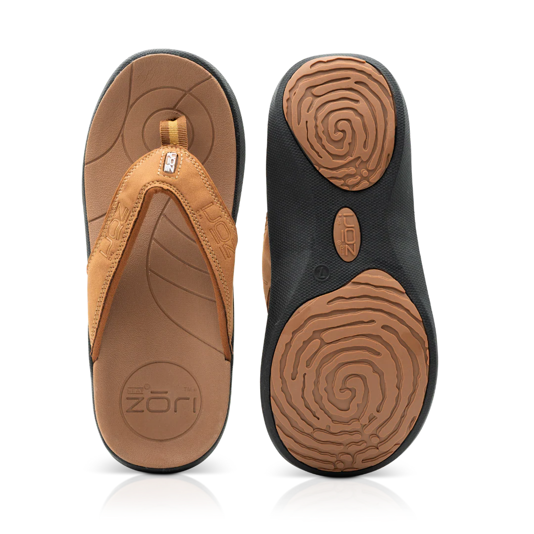 Neatfeat - Zori Slippers - Cognac Black
