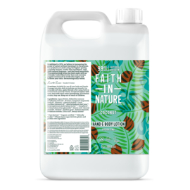 Faith in Nature - Hand & Bodylotion - Coconut 5L