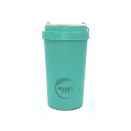 Eco-friendly reusable travel cup in lagoon - 400ml