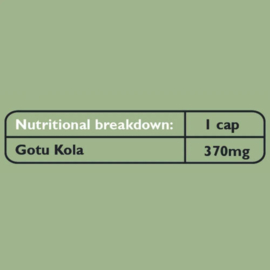 Fushi - Organic Gotu Kola - 60 capsules