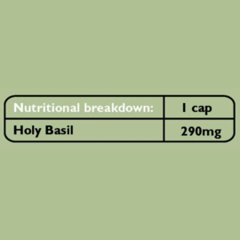Fushi - Organic Tulsi (Holy Basil) - 60 capsules