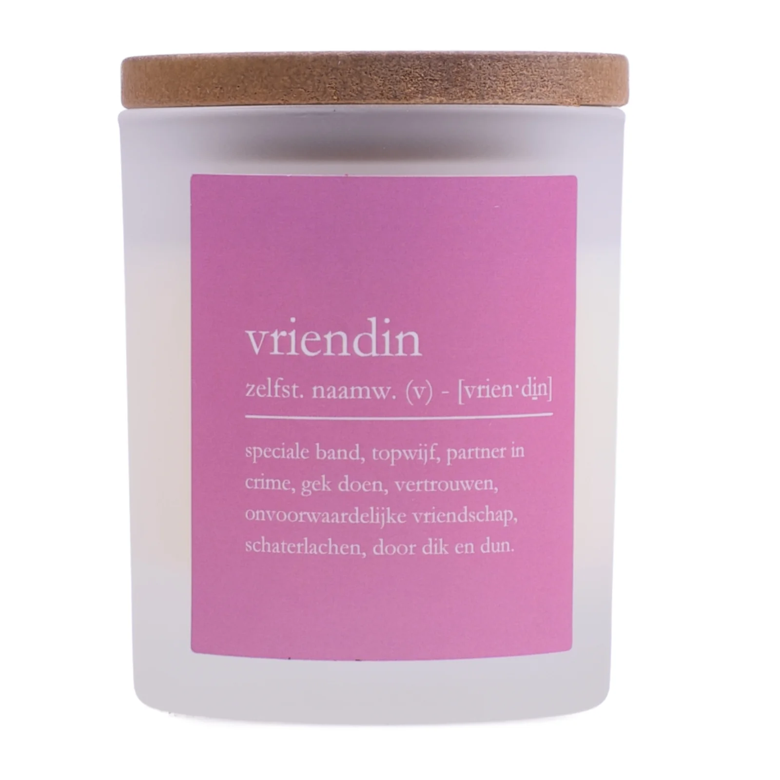 Geurkaars 'Vriendin' - Patchouli & Roos Kaars