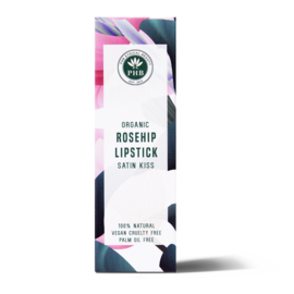 Satin Sheen - Organic Rosehip Lipstick - tea Rose