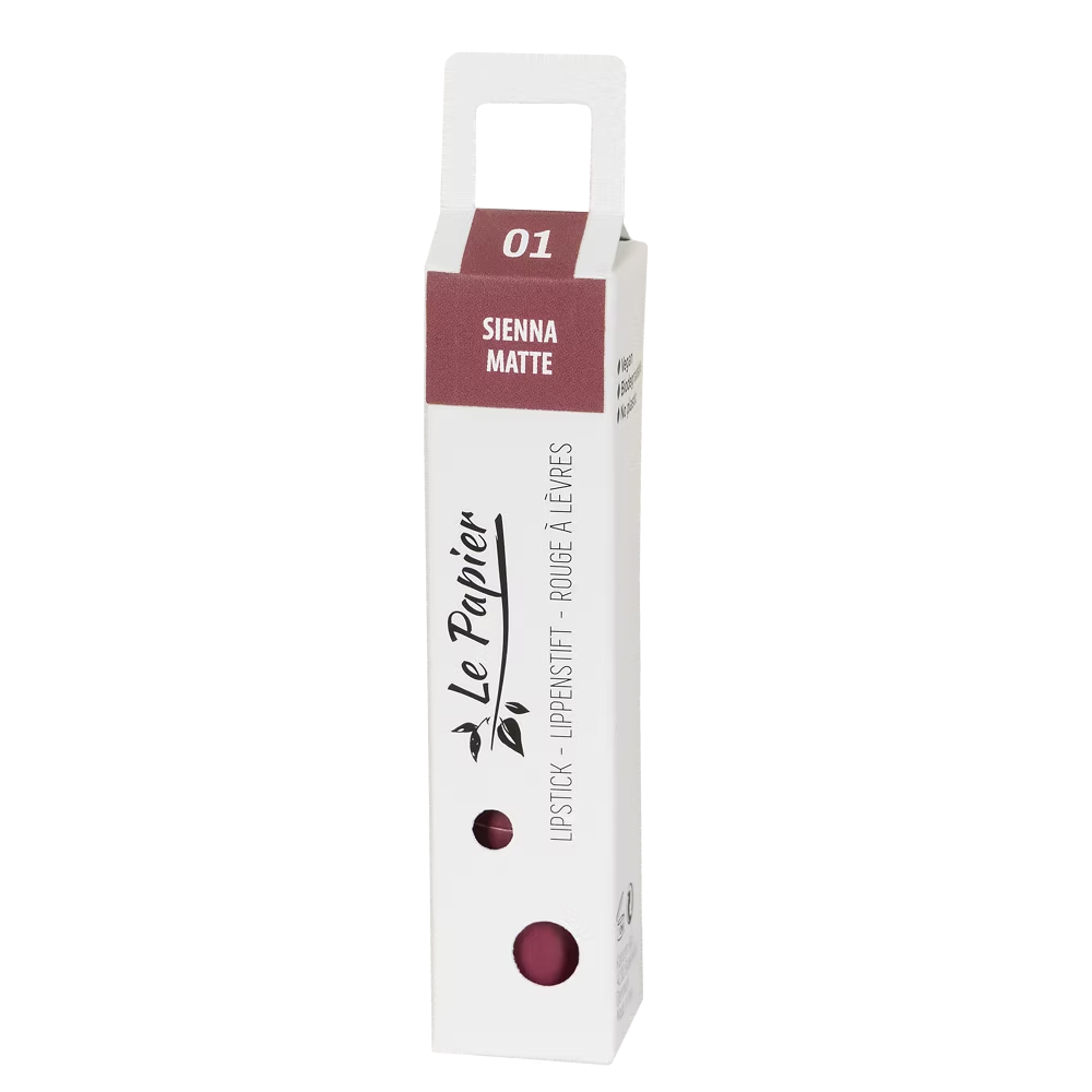 Le Papier Paper tube lipstick - SIENNA 01 Matte