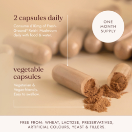 Fushi - Organic Reishi Mushroom - 60 capsules