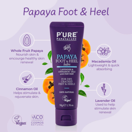 P’URE Papayacare Papaya Foot & Heel Balm 50g