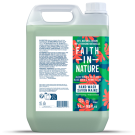 Faith in Nature - Hand Wash Aloë Vera & Tea - 5L
