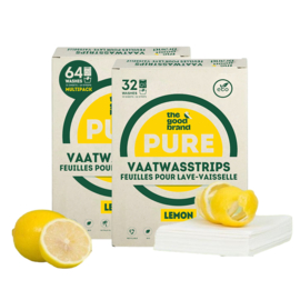 dishwasher sheets lemon 32-pack