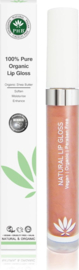 100% Pure Organic Lip Gloss - Tea rose