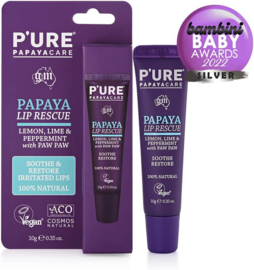 P’URE Papayacare Papaya Lip Rescue 10g