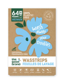 Wash strips Fragrance free 64 washes