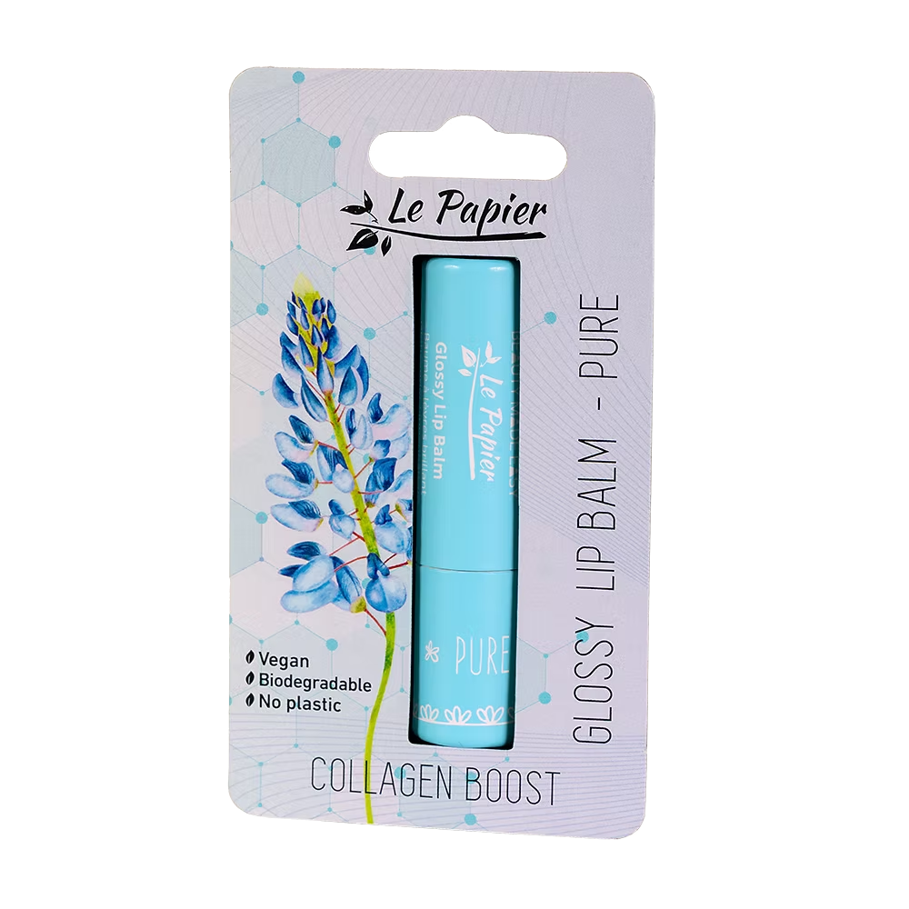Beauty Made Easy - Glossy Lip Balm with Collagen - PURE