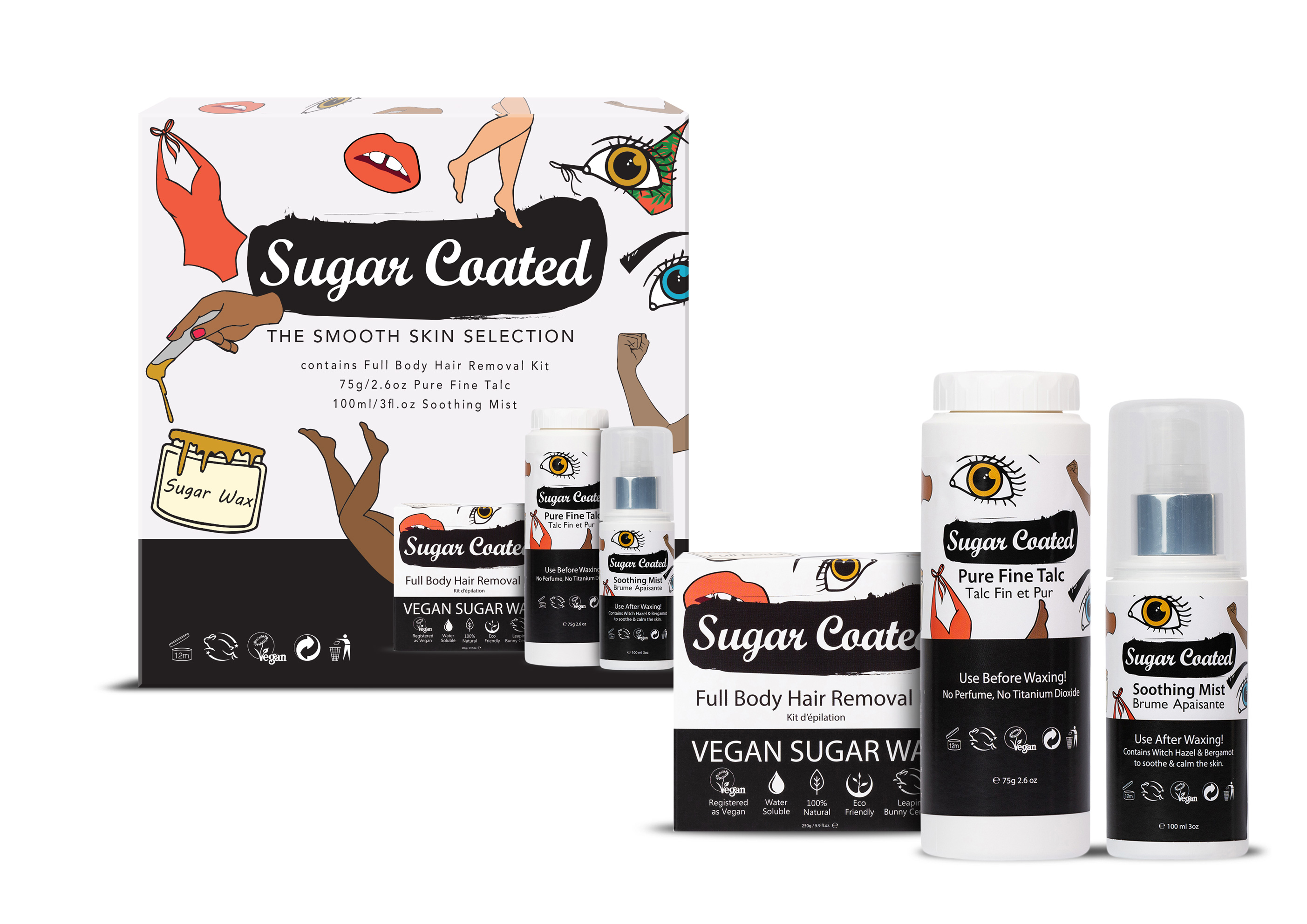 Sugar Coated Hair Removal Promo Set