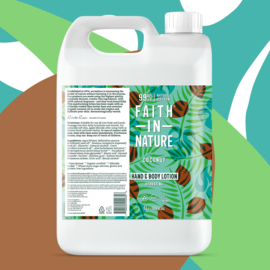 Faith in Nature - Hand & Bodylotion - Coconut 5L