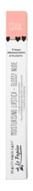 Moisturizing lipstick - Glossy Nudes - CORAL - 6 g