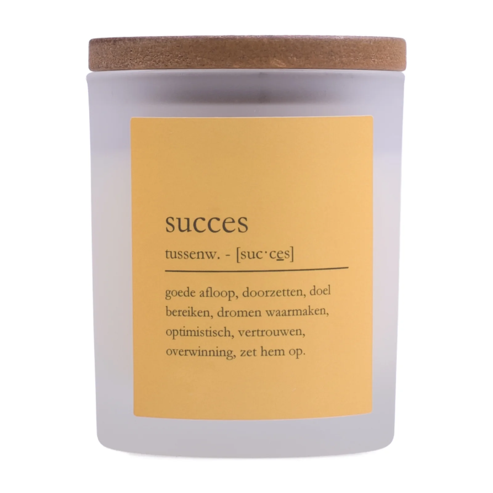 Geurkaars 'Succes' - Sandelhout & Musk Kaars