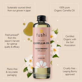 Camellia Oil Japanese, Organic 100ml