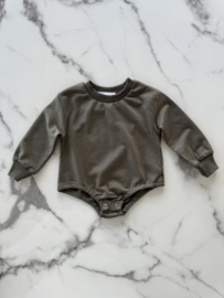 Baby meisjes body longsleeve "Groen"