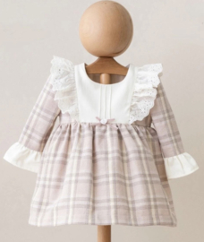 Baby meisjes jurkje Roze geruit