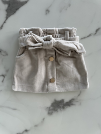 Baby meisjes corduroy rokje "Beige"