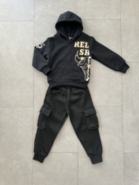 Jongens Hoodie "Zwart"