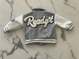 Baby jongens jogging bomber setje 3 delig "Grijs"