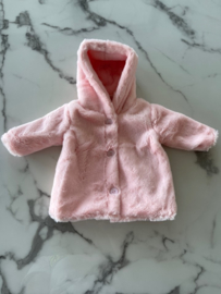 Baby meisjes imitatie bontjasje Roze