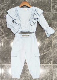 Baby meisjes jogging set 2-delig met ruffles