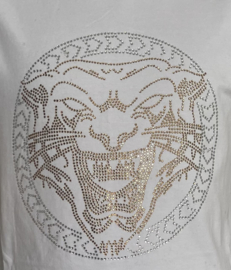 Jongens t-shirt | Shirt voor jongens Wit met leeuwen logo