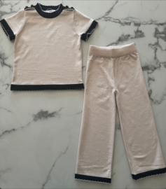 Meisjes set 2 delig "Beige"