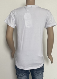 Jongens t-shirt | Shirt voor jongens Wit met leeuwen logo