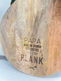 Hapjesplank: Bij papa ligt er altijd iets lekkers op de plank