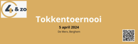 Inschrijven Tokkentoernooi 5 april 2024