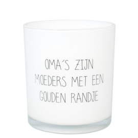 SOJAKAARS - OMA'S ZIJN MOEDERS MET EEN GOUDEN RANDJE