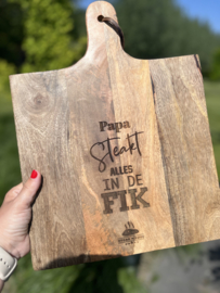 BBQ Plank: papa STEAKT alles in de fik