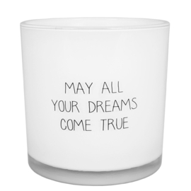 SOJAKAARS - MAY ALL YOUR DREAMS COME TRUE - GEUR: FRESH COTTON