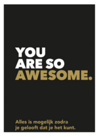 You are so awesome! (boekje)