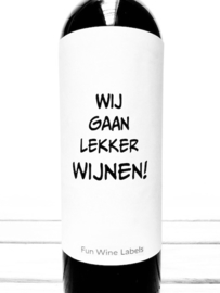 Wij gaan lekker wijnen!