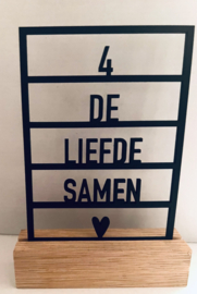 4 de liefde samen..