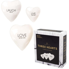 Dish 3 Hearts, Set van 3 – Home Society
