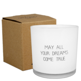 SOJAKAARS - MAY ALL YOUR DREAMS COME TRUE - GEUR: FRESH COTTON