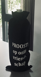 Wijnzak "Proost op onze vriendschap"