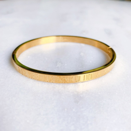 Armband • Blote voeten wilde haren (kleur metaal: Goud)