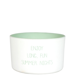 BUITENKAARS - ENJOY LONG FUN SUMMER NIGHTS - GEUR: BELLA CITRONNELLA