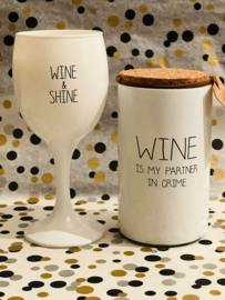 Kado idee "Wine & shine"