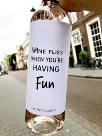 Wine flies when you'ra having fun